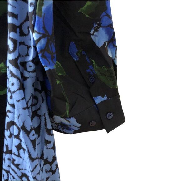 Isaac Mizrahi Live! Floral Button Down Dress Sz 2X - Picture 4 of 9